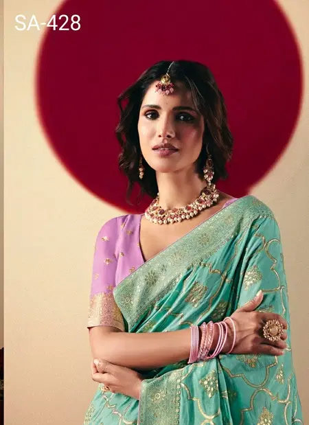 Devika Silk By Kimora Pure Viscose Dola Silk Saree